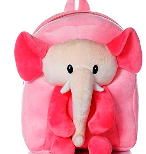 Frantic Kids Velvet School Bag soft plush standard Cute Backpack Baby Girl Preschool Mini Travel Bags Ideal for Baby Girl & Baby Boy & Toddlers Picnic Carry Travelling Bags (2-5 Years)