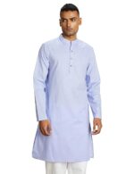 Symbol Men's 100% Cotton Solid Long Length Casual Kurta sets - Image 4