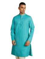 Symbol Men's 100% Cotton Solid Long Length Casual Kurta sets - Image 6