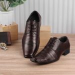 Mochi Men Refined Leather Lace-Up Formal Shoes